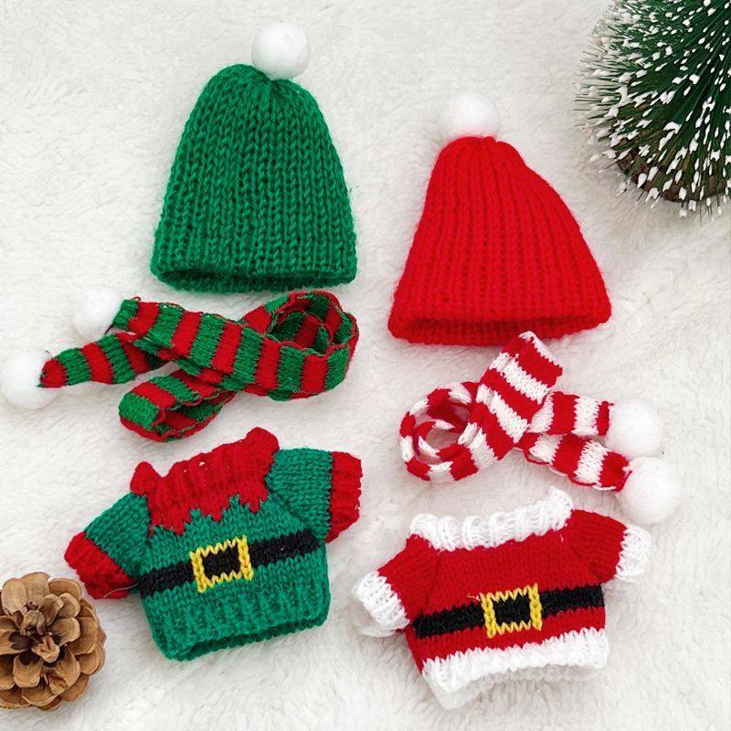 10cm厘米圣诞娃衣棉花娃娃毛衣套装冬装帽子围巾配饰公仔海星体,模玩/动漫/周边/娃圈三坑/桌游,棉花娃娃/毛绒玩具娃衣,淘宝优惠券,粉丝福利购,淘宝优惠卷