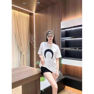 D2027 T恤 2026春夏新款 百搭半月星空短袖