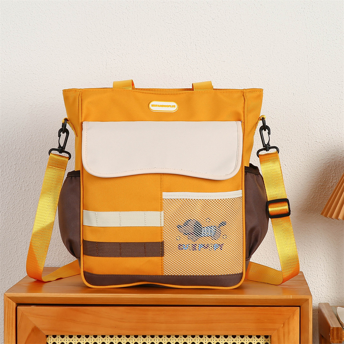 小学生牛津布撞色补习袋