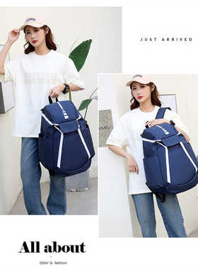 暑假学生运动健身足球篮球包球类收纳双肩包定制印字logo大容量