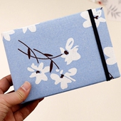 6寸插袋收藏册照片相册本清新布面插页相片明信片影集