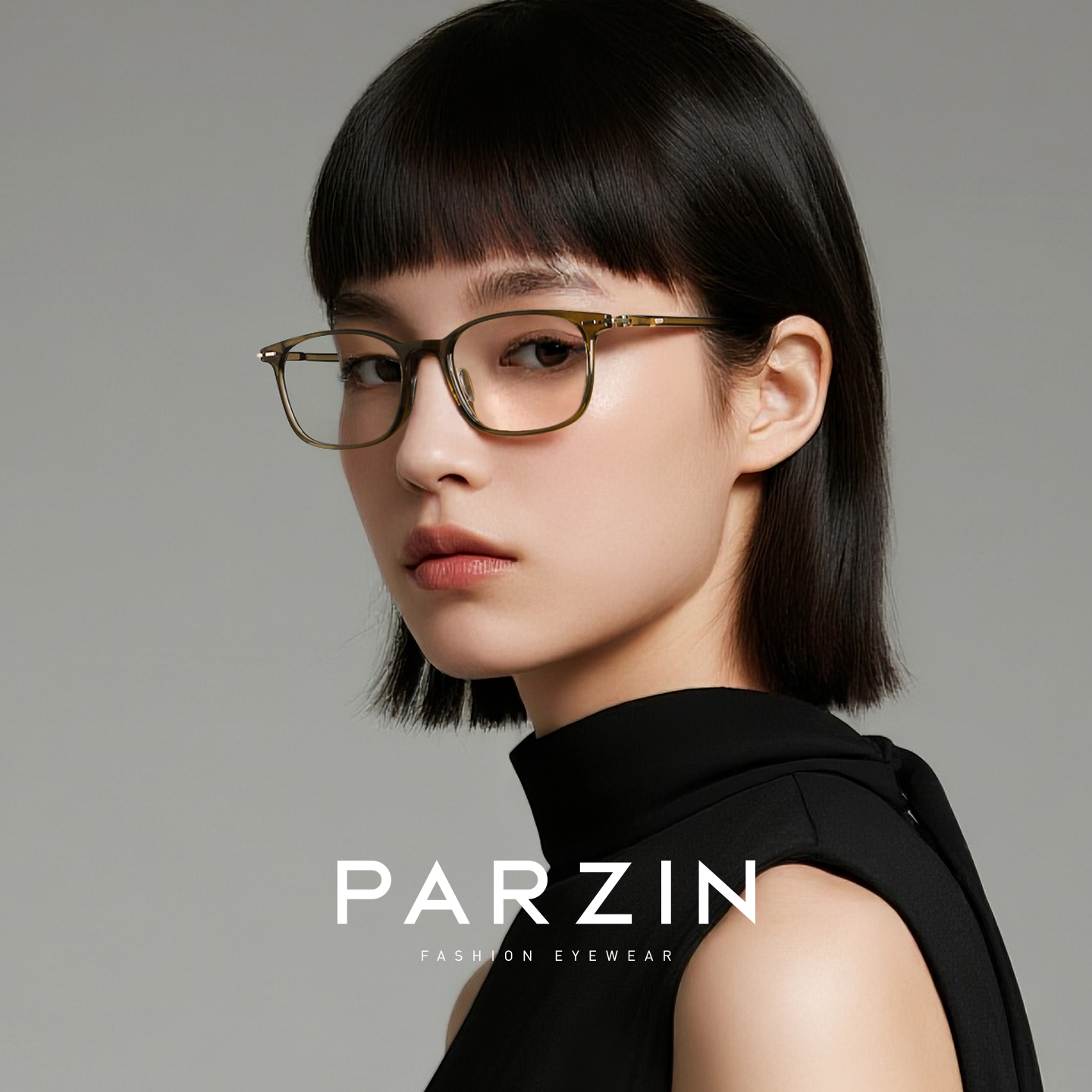 帕森眼镜男女时尚方框高智感素颜可配防蓝光度数近视镜架PZ31127