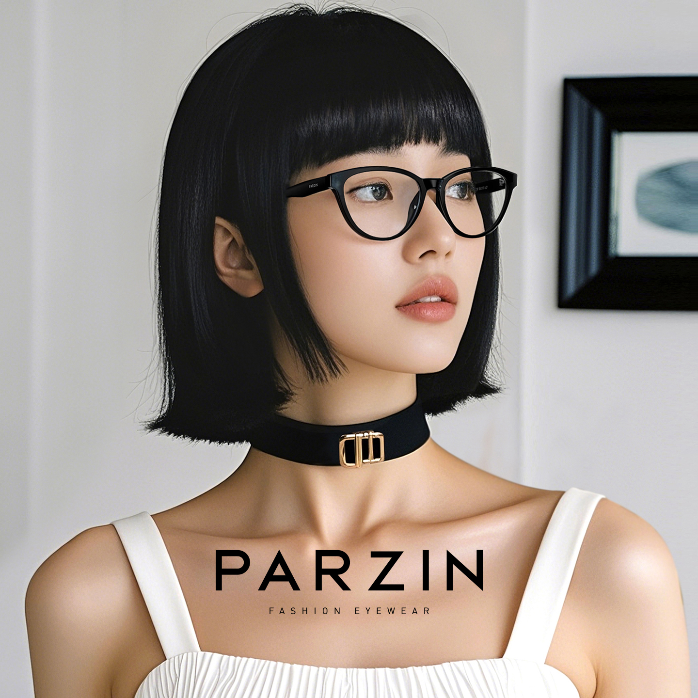 【达播推荐】帕森复古猫眼TR镜框素颜显瘦防蓝光眼镜可配近视镜