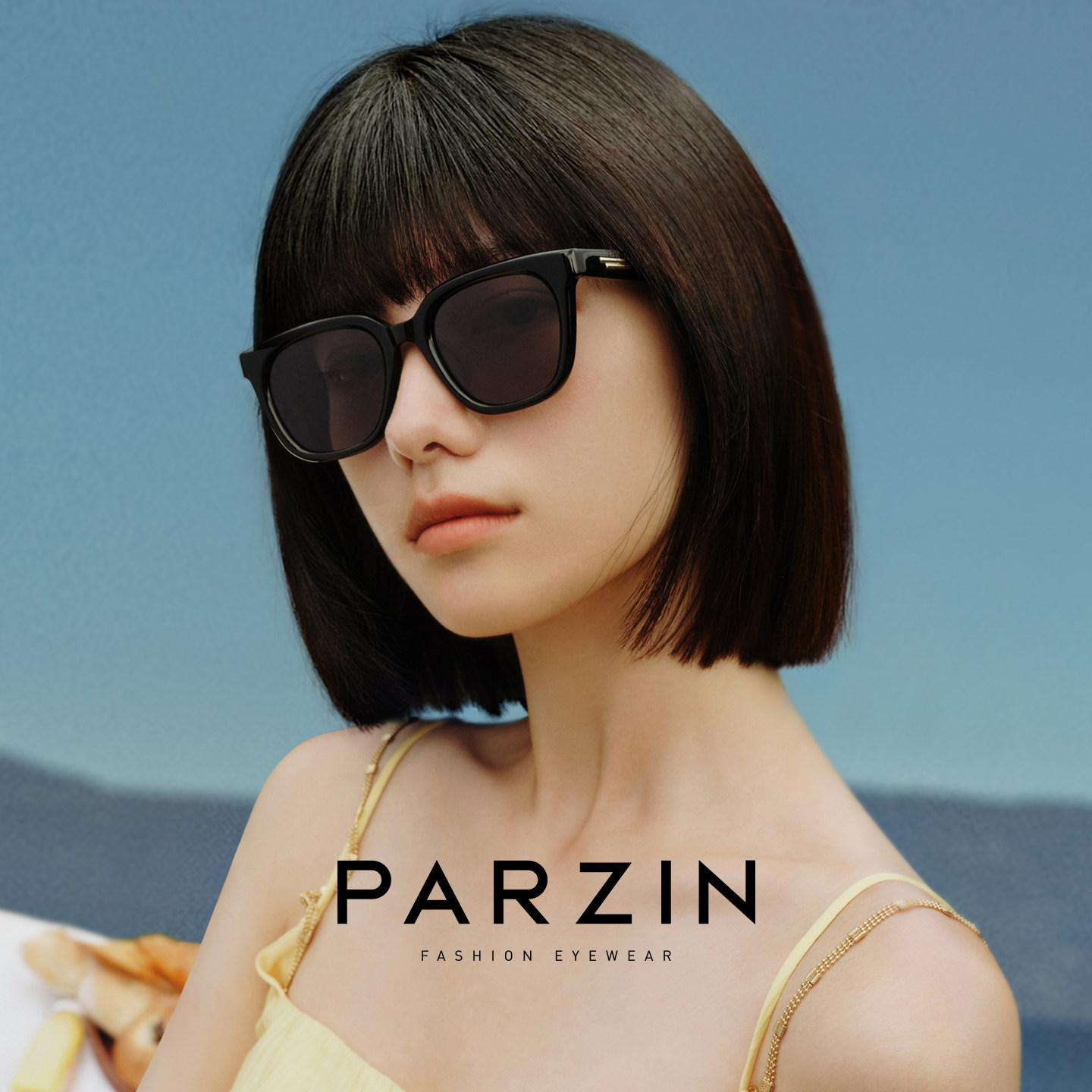 帕森太阳镜女方框日常修颜防晒黑超墨镜旅行拍照防紫外线男PZ7772