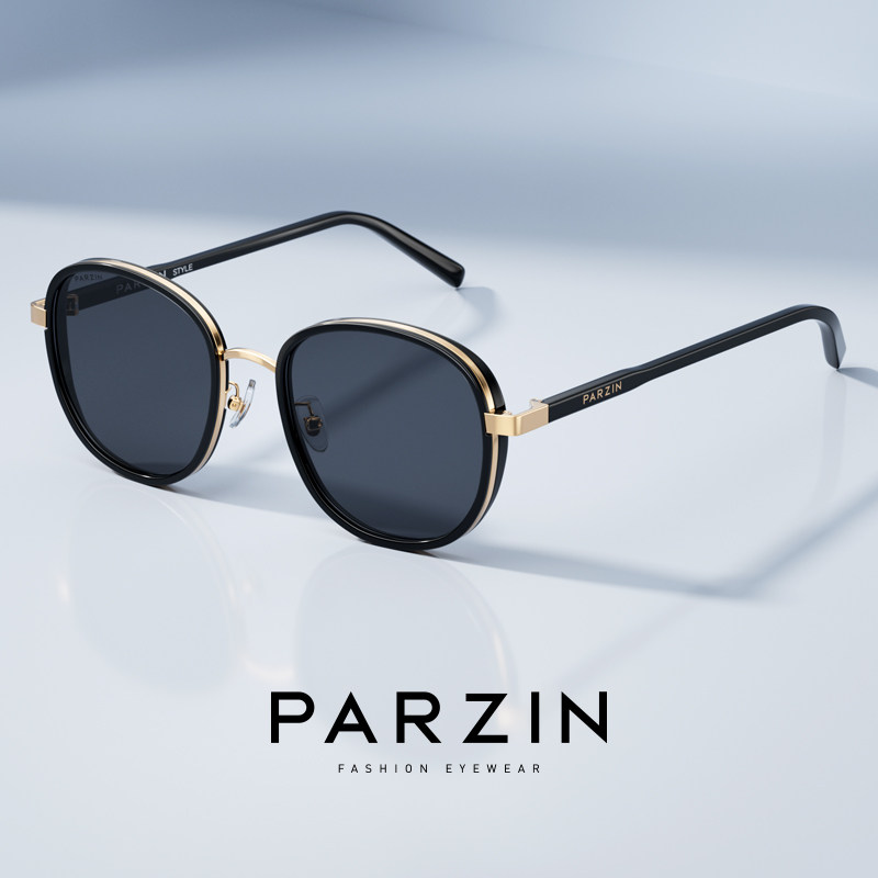 帕森太阳镜女  复古方圆框尼龙镜片个性遮阳墨镜防紫外线92153