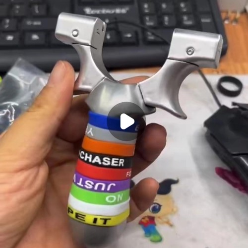 【星宸户外】铝合金锁喉夹片弹弓弓门80撑头20户外竞技品相好包邮