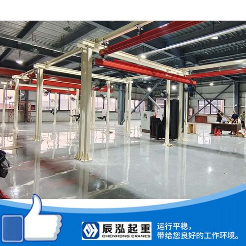 KBK轨道组合式刚性KBK起重机铝合金T型臂直臂吊激光上料机轨道梁