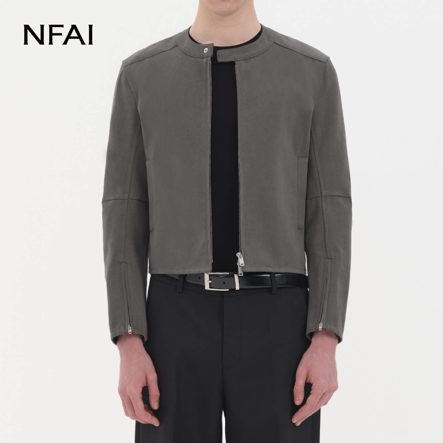 NFAI 26SS 机车夹克 精调版型/立体剪裁/抗皱挺括