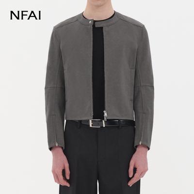 NFAI 26SS 机车夹克 精调版型/立体剪裁/抗皱挺括