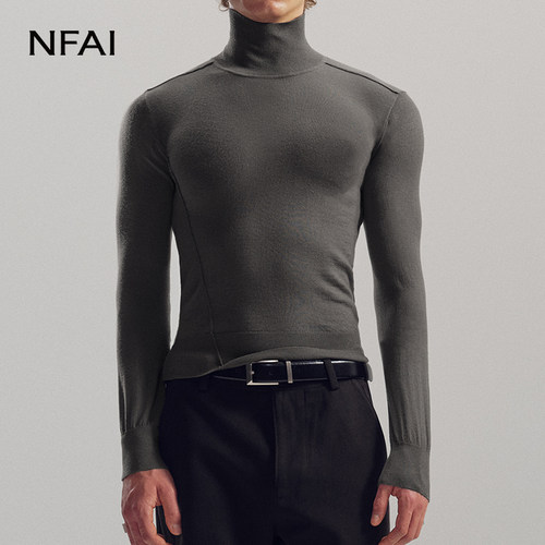 NFAI 高领羊毛长袖 德国扬子 I 时装剪裁 I 17.5微米细腻不扎身