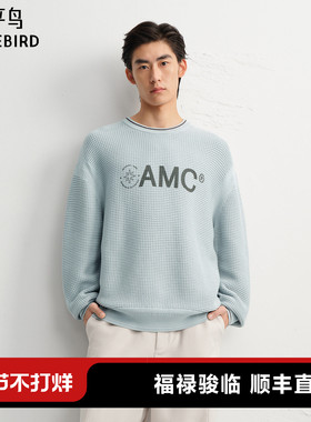 【商场同款】太平鸟男装 OAMC联名男士时尚休闲毛衫毛衣B2EBF4512
