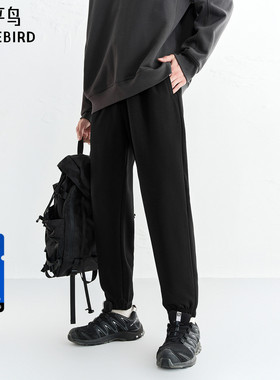 【商场同款】太平鸟男装休闲裤25冬季新款锥形束脚裤 B2GF412S