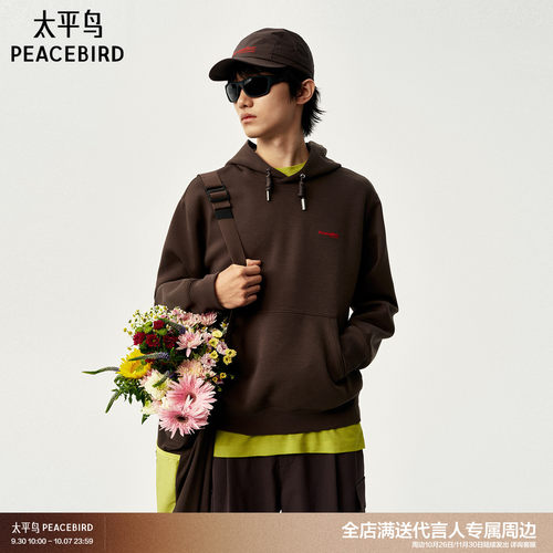 太平鸟男装 Personal Best By PEACEBIRD专柜时尚休闲连帽卫衣