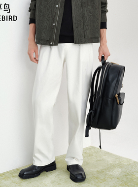 【商场同款】太平鸟男装 时尚潮流双肩包男士背包舒适潮B1YFG1257