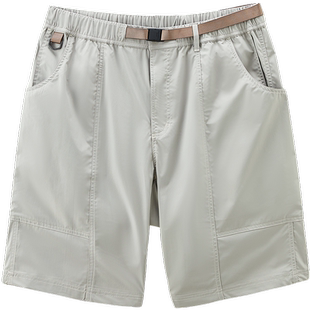 太平鸟男装 夏季潮流休闲中短裤户外工装感五分运动直筒中裤潮