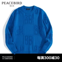 Taiping Bird's Men's Spring 2023 Теплая круглая шея мужской шерстяной рукав B2EBD1112
