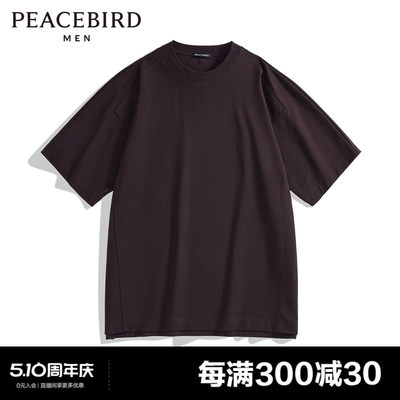 【商场同款】太平鸟男装T恤24夏新款索罗那重磅凉感 B2CNE2Z06