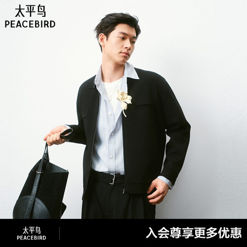 【商场同款】太平鸟男装 2026年新款coolmax面料毛衫男B1EDG3337