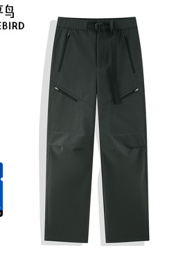 太平鸟男装户外运动骑行机能裤潮牌工装休闲裤秋工装伞兵长裤男