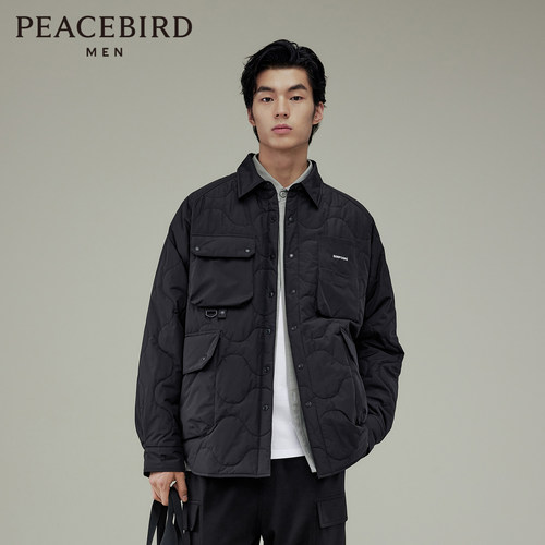太平鸟男装工装棉衣冬季新款男外套棉衣B2ABD4C17