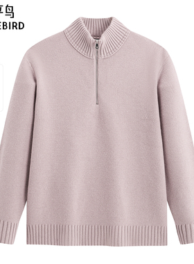 【商场同款】太平鸟男装 2025年冬季新款拉链半高领毛衫B1EBF4431