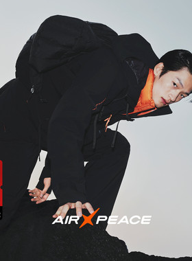 【AIRxPEACE】太平鸟男装连帽户外夹克新款撞色外套潮B2ACF4498
