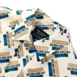 Taiping Bird's Men's Awumn New Slogs Full Printing Loase Coach Drop Men B1BCD1215