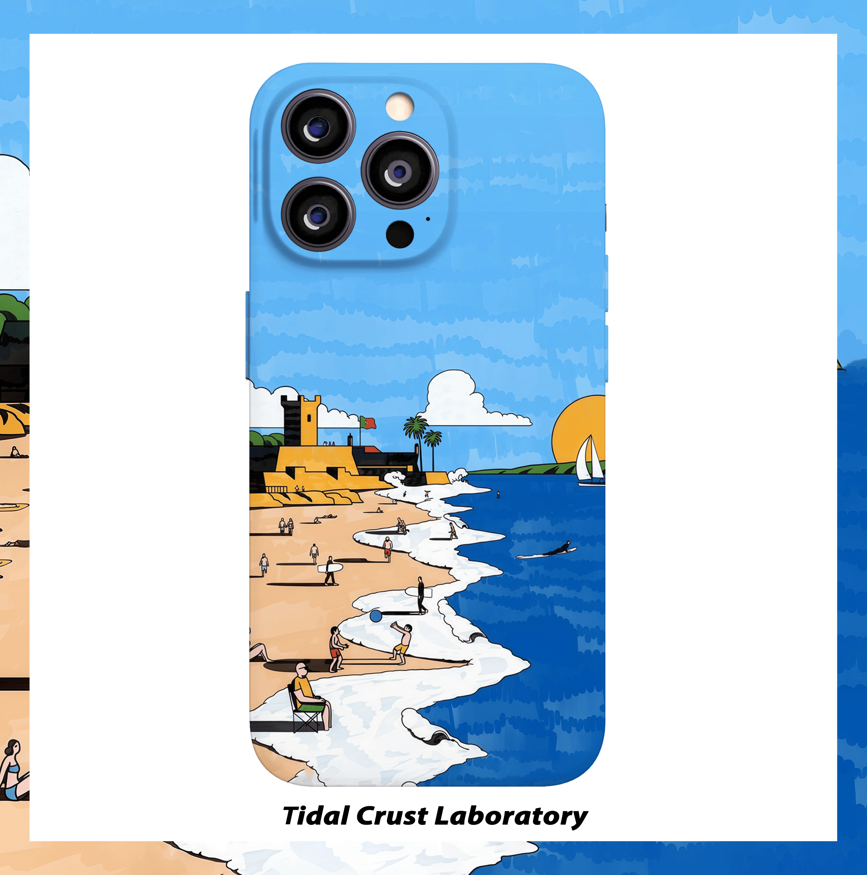 日光海岸的假日狂欢菲林二合一手机壳适用苹果17nova14华为p70mate60小米15opporen14ovivo荣耀300iPhone16