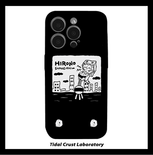 y2k搞怪黑白涂鸦小野菲林二合一手机壳适用苹果17nova14华为p70mate60小米15opporen14ovivo荣耀300iPhone16