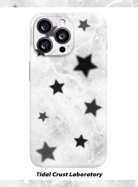 复古星星黑白炫酷可爱菲林二合一手机壳适用苹果17nova14华为p70mate60小米15opporen14ovivo荣耀300iPhone16