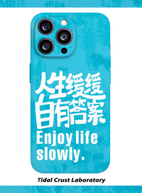 人生缓缓自有答案文字菲林二合一手机壳适用苹果17nova14华为p70mate60小米15opporen14ovivo荣耀300iPhone16