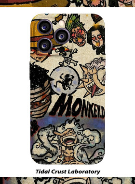 动漫海贼王拼接路飞菲林二合一手机壳适用苹果17nova14华为p70mate60小米15opporen14ovivo荣耀300iPhone16