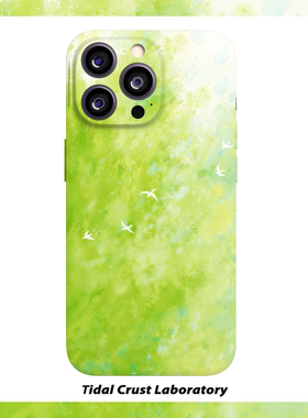 清新绿色自由白鸽淡雅菲林二合一手机壳适用苹果17nova14华为p70mate60小米15opporen14ovivo荣耀300iPhone16