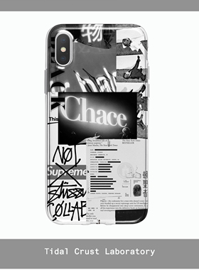 涂鸦颓废个性手机透明壳适用苹果15nova10华为p50E/mate40小米13opporeno9vivo荣耀80iPhone14