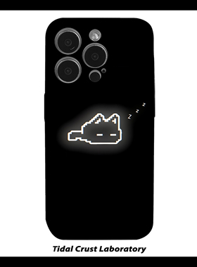 像素风会白色瞌睡小猫菲林二合一手机壳适用苹果17nova14华为p70mate60小米15opporen14ovivo荣耀300iPhone16
