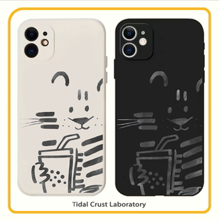 趣味搞怪老虎液态硅胶全包手机壳适用苹果17nova14华为p70mate70小米15opporeno14vivo30荣耀300iPhone15