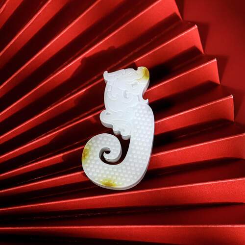 南京博物院文创龙形玉佩冰箱贴节日旅游收藏纪念品礼物