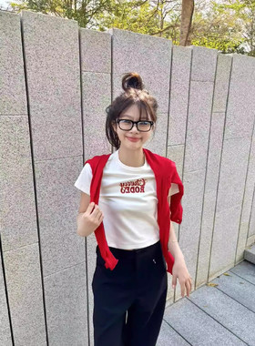 小个子短袖T恤女夏季短款上衣潮
