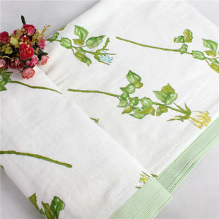 热卖包邮 家用毛巾美术馆小花剪绒柔软单人毛巾被/睡毯/毛毯