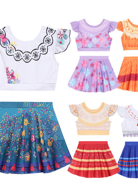 2022新款Encanto魔法满屋泳衣儿童女童游泳套装 cosplay