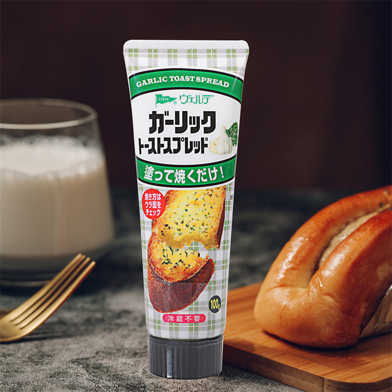 日本进口丘比糖黄油味面包酱蒜香明太子辣味三明治吐司涂抹蘸酱