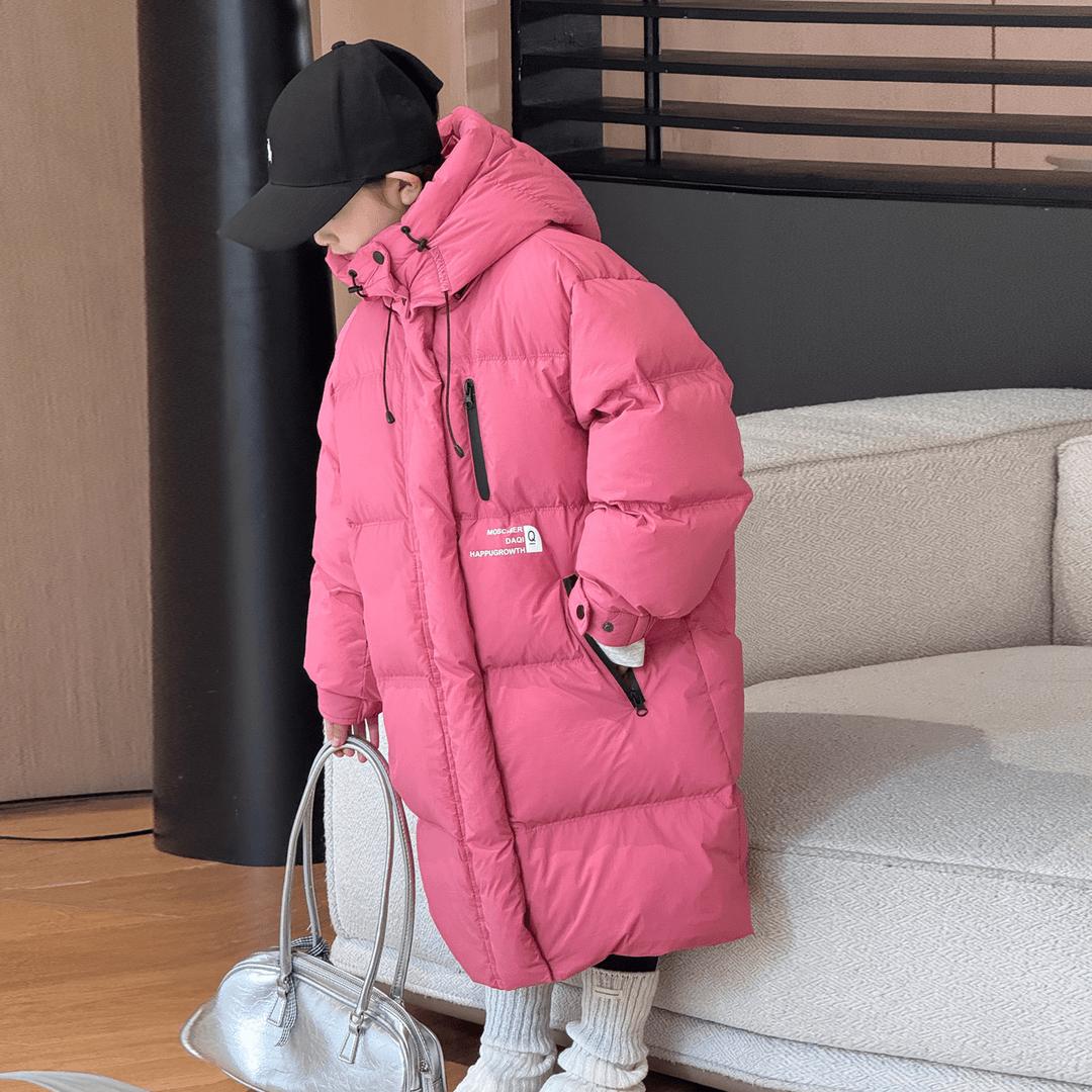 儿童羽绒服鸭绒冬男女童保暖抗寒