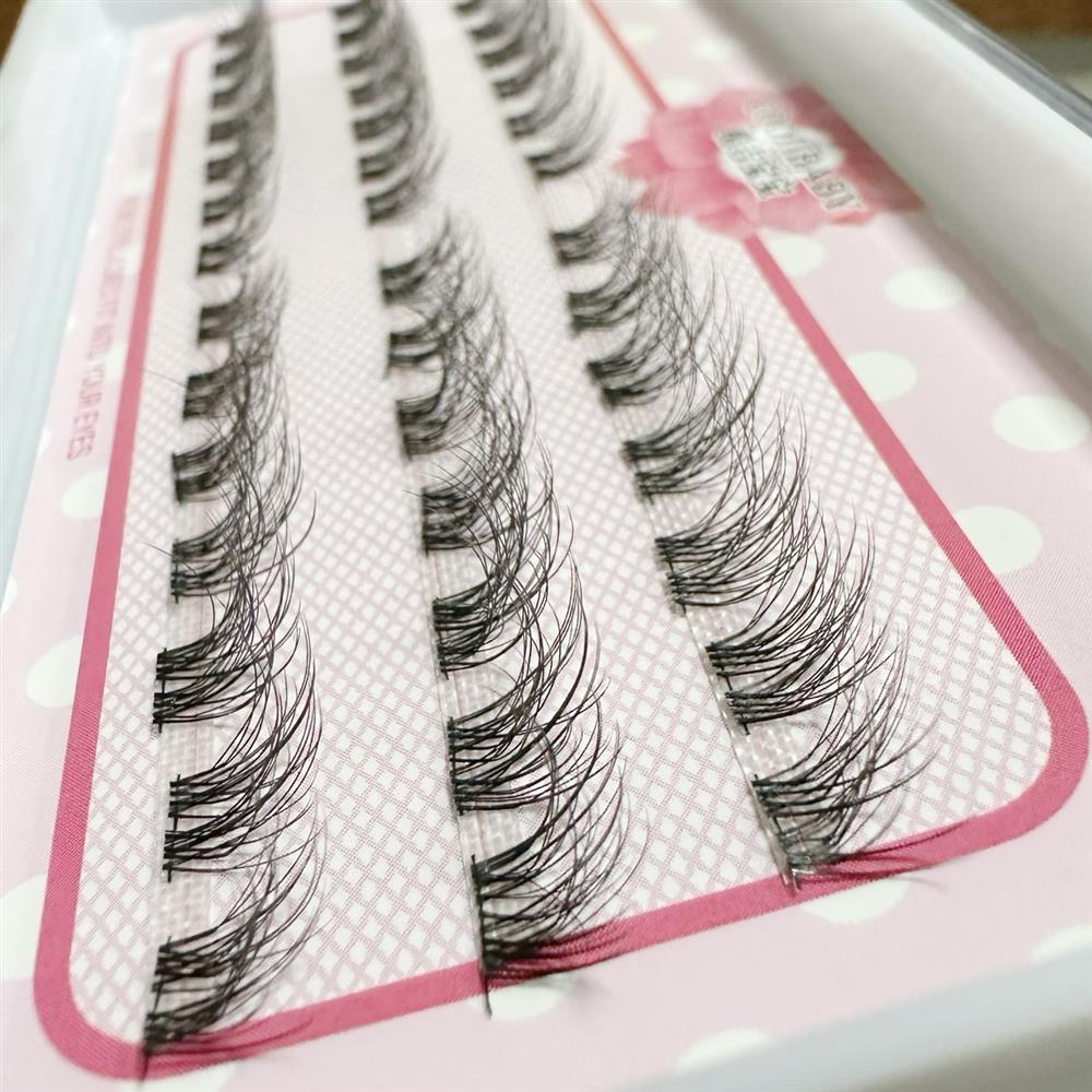 酷吉宝宝新款FD80多层立体大分层单线软梗分段假睫毛自然裸妆淡妆