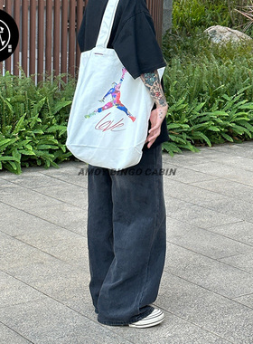 Nike耐克 Air Jordan AJ男女运动手提大容量收纳托特包FN6669-133