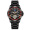 Black shell, red circle, black steel strip - Swiss quality+lifetime warranty