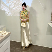 国风立领马甲两件套女2025夏季 新款 时尚 新中式 贵气感无袖 上衣