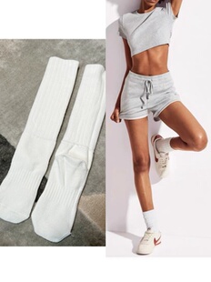 软糯好弹力 护脚踝 T家73%精梳棉双层堆堆袜 瑜伽袜