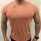 宽松透气跑步纯棉半袖 肌肉男健身运动训练健身衣短袖 男式 新款 夏季