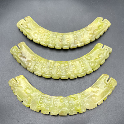 秦汉玉璜玉衡项链挂坠仿古玉佩