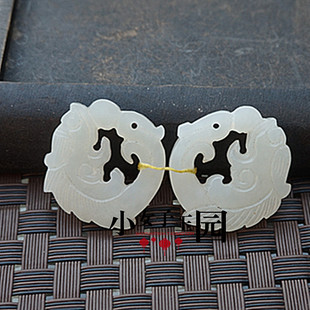 和田玉仿古龙耳坠耳饰品对佩对玉龙吊坠挂件新中式耳环配饰配件玉